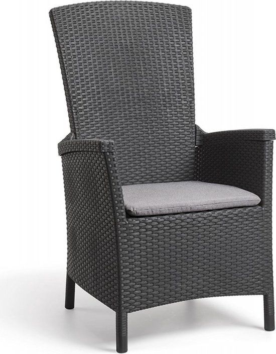 Allibert Vermont Verstelbare Tuinstoel - Grafiet