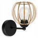 Applique murale, plafonnier en bois, abat-jour LED, style moderne