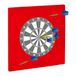 Relaxdays dartbord surround ring R6, 4-delig, 45 cm, beschermring voor darts, muurbescherming, Ø 71x71x3 cm, rood