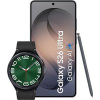 Samsung Smartphone pack Galaxy S26 Ultra 5G Nano SIM 256 GB 6.9" Black + Samsung Smartwatch Galaxy Watch6 Classic 43 mm