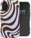Selencia Hoesje - Geschikt voor Apple iPhone 17 - Backcover geschikt voor MagSafe - Dream Swirl Chocolate