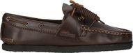 Clarks Godney Boat Veterschoenen Heren Donkerbruin Leer Maat 40