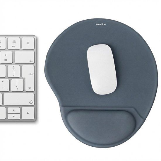 imoshion Ergonomische muismat met polssteun - Seal Blue