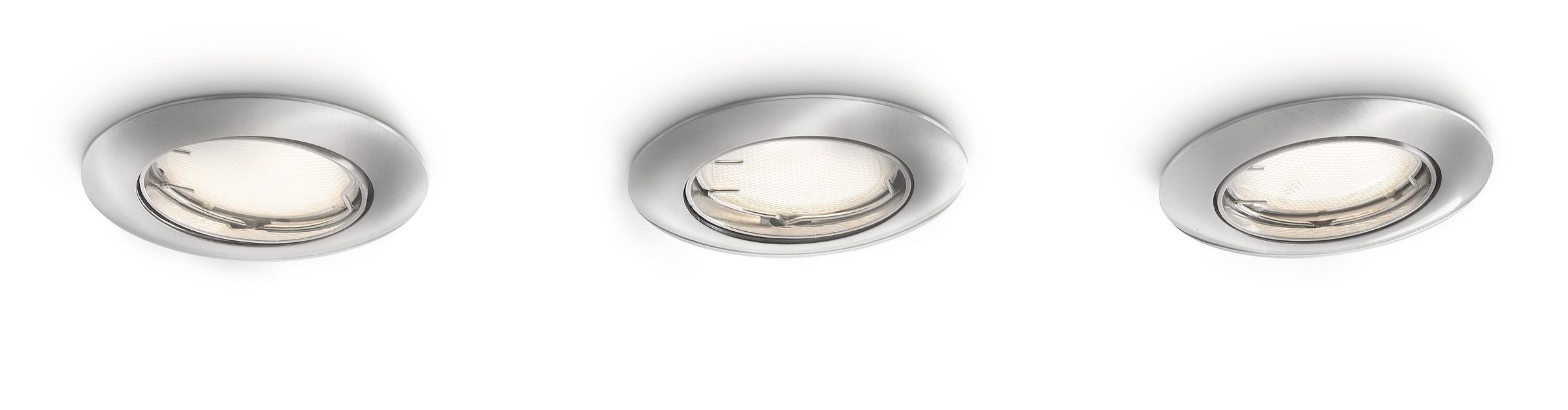 Philips SMARTSPOT Inbouwspot 597431716 - Metaal - GU10 - 10W - Warm Wit - Chroom