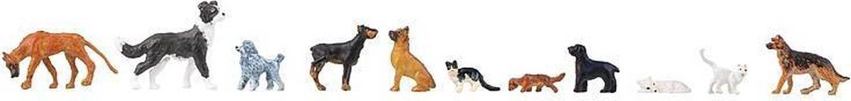 FALLER FA151902 honden en katten, meerkleurig