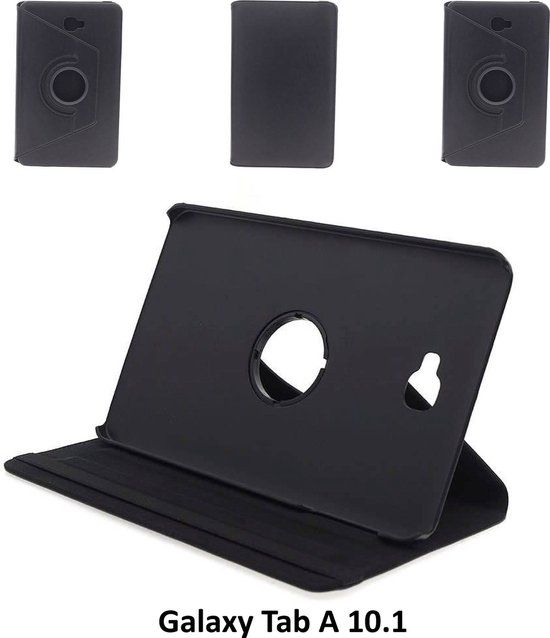 Merkloos XLmobiel.nl Boekmodel case Tablet business voor Samsung Tab A 10.1 2016 - Zwart (8719273250495)