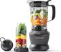 Nutribullet Blender Combo NBF500DG, 1200 Watt, 1.65 Litre Carafe, 2 Cups, BPA-Free, Black