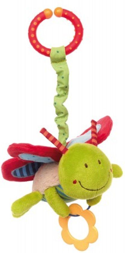 Sigikid PlayQ stoffen speeltje vlinder 42206 - Multicolor