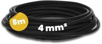 Kalitec 5 meter H07V-K 4 mm² zwarte bedradingskabel