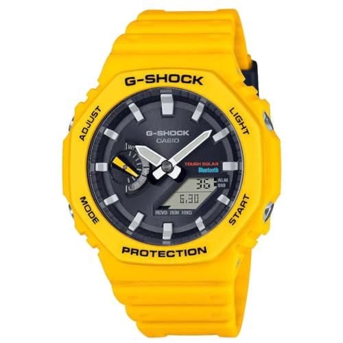 Casio G-Shock GA-B2100C-9AER Heren Horloge - Geel - Resin - Solar - 45.5 mm