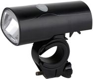 Dunlop Fietsverlichting USB-C Oplaadbaar - Fietslamp Voorlicht LED - Fietslicht met 2 Modi - Koplamp Fiets - Makkelijk te Monteren - Zwart