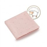 ANDER™ Merino Babydeken 75x100 cm - Roze