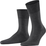 FALKE Firenze versterkt elegant fijn katoen sokken heren grijs - maat 45-46