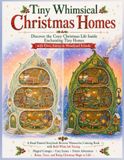 Tiny Whimsical Christmas Homes White Ink Tracing Reverse Watercolor Coloring Book