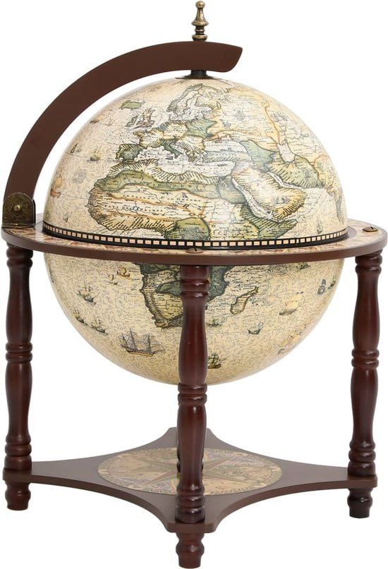 vidaXL Globebar massief eucalyptushout bruin