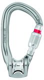 Petzl, Rollclip Z, Carruccola-Musctone Om De Installatie Op Ankers Te Vergemakkelijken, Staal, Screw-Lock, Unisex-Volwassene