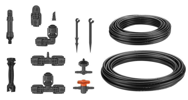 Gardena Micro-Drip System Complete Bewateringsset - 35 planten - 15m Slang - 13455-20