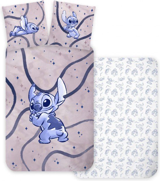 4KidsOnly Disney Lilo & Stitch dekbedovertrek - 100x135 cm - 100% katoen