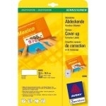 Avery White Mini Label, Inkjet 46 x 11,1mm (25)