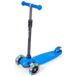 LifeGoods TurboRide Kinderstep - Blauw - 5-8 Jaar - Opvouwbaar