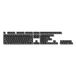 Keychron Toetskappen Double Shot KSA PBT Keycaps, White on Black Full Set