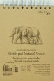 SMLT schetsboek ringband A5 natuurlijk bruin 80 vel 135gr papier.