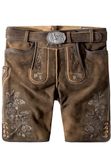 STOCKERPOINT Klederdracht broek 'Bastian' bruin / grijs