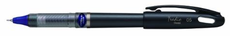 Pentel BLN115A-C EnerGel vloeibare gelroller met naaldpunt, verpakking van 12, blauw