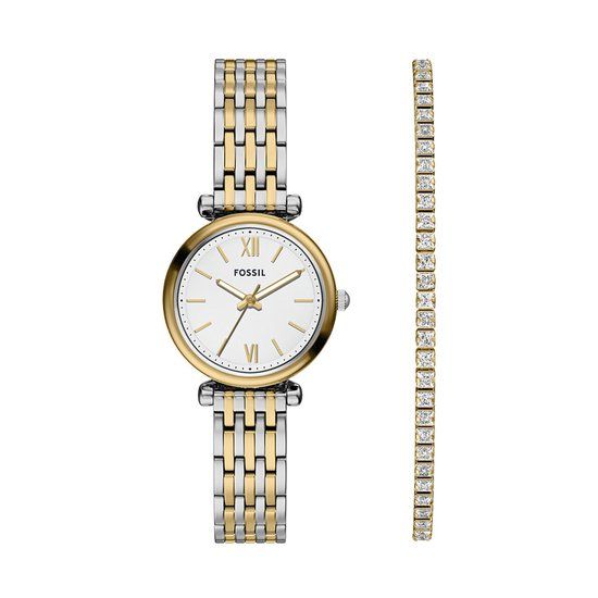 Fossil Dames Horloge geschenkset 28 mm - Multi