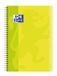 Oxford 100103166 indextab A4 spiraalgebonden 180 pagina's ruiten willekeurige kleur