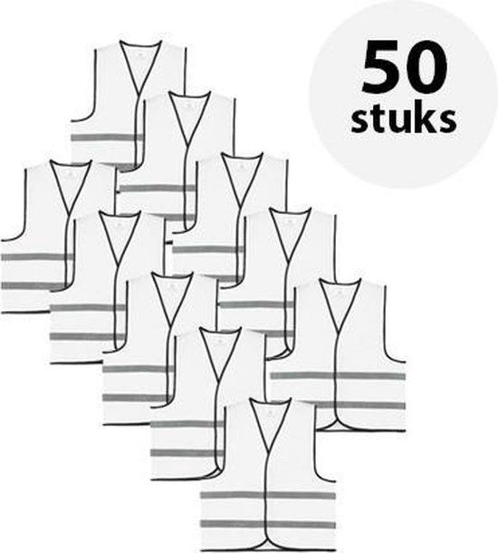 Ciclón Sports Veiligheidshesje - Veiligheidsvest - Kind - Wit - 50 stuks