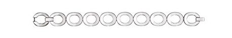 Phebus armband roestvrij staal 19,5 cm 831-095