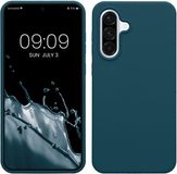 kwmobile Hoesje voor Samsung Galaxy A36 5G - TPU Siliconen Back Cover - Mat Petrol