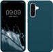 kwmobile Hoesje voor Samsung Galaxy A36 5G - TPU Siliconen Back Cover - Mat Petrol