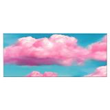 Homemania Wandfoto, motief hemellandschap, voor woonkamer, slaapkamer, meerkleurig, 70 x 3 x 100 cm, HM20KNV70 x 100 – 198, polyester, hout