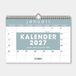 De Hobbit Maandkalender 2027 - A4 - Grijsgroen