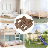 vidaXL Houten deuvels 18000 st Bruin Massief hout