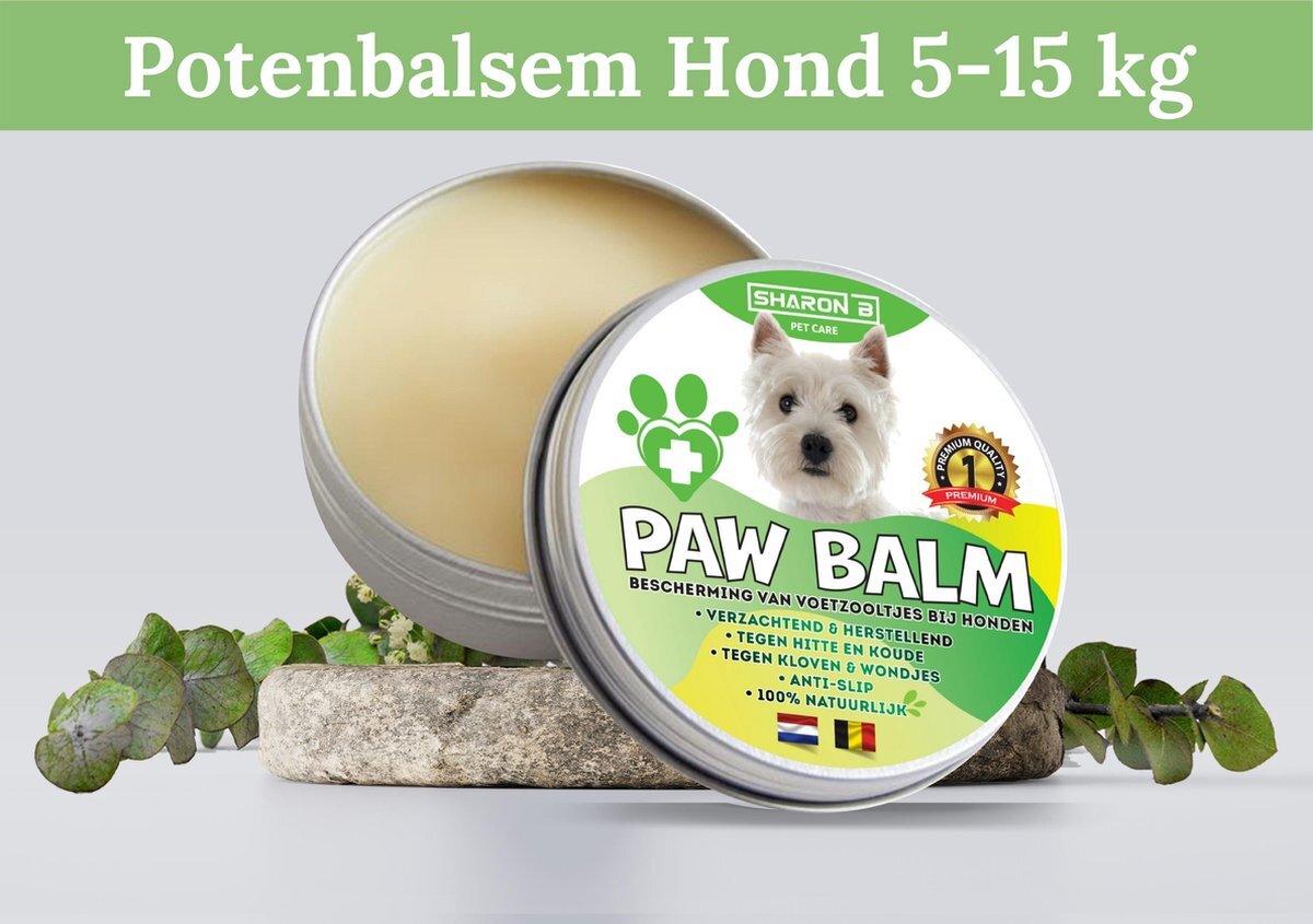 Sharon B 100% Natuurlijke Potenbalsem - Paw Balm - Voor Honden Tot 15 ...