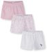 Minoti Korte broek meisjes 3-pack - bloemen en effen