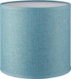 Home Sweet Home Abat-jour cylindre en toile - petrol - 16/16/15cm - E27