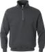 Fristads Sweatshirt Met Korte Ritssluiting 1737 Swb - Donkergrijs - XL