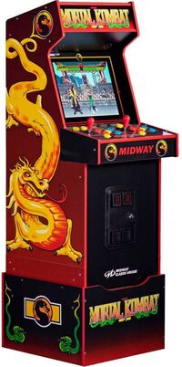 ARCADE1UP Arcade Cabinet Mortal Kombat Midway Legacy - 14 Games Included - Wifi Enabled - Arcade1Up