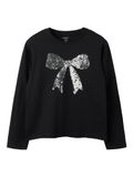 NAME IT Shirt zwart / zilver