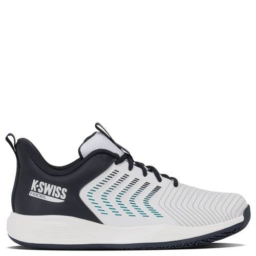 K-Swiss ULTRASHOT LIGHT PADEL mesh tennisschoenen - wit/antraciet