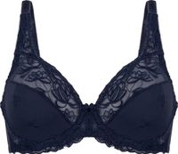 Hunkemöller Dames Lingerie Niet-voorgevormde beugel bh Diva - Blauw - maat G85