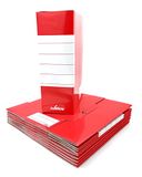 Alevar Map with 3 Buttons, Spine 12 25 x 35 cm, Red Pack of 10
