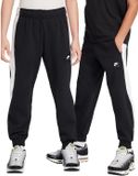 Nike Air Fleece Joggingbroek Unisex Kinderen Zwart Kledingmaat 164