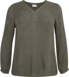 KAFFE CURVE KAFFE Damesblouse met lange mouwen Ami