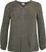 KAFFE CURVE KAFFE Damesblouse met lange mouwen Ami