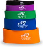 AJ-Sports Weerstandsbanden - Pull up band EXTRA Heavy - 5 verschillende Weerstanden